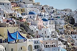 la grecia vista dal mare oia santorini cicladi