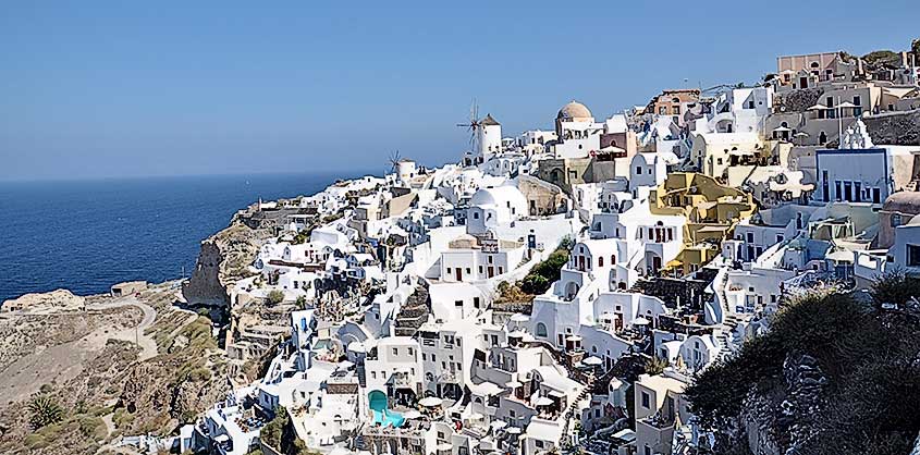 Vacanze Grecia 2018, la Grecia vista dal mare santorini oia cicladi 